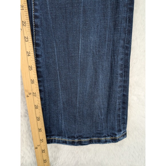 BKE Stella Mid-Rise Slim Fit Jeans Women's 31x31.5 Blue Denim Tailored Bootcut - Picture 2 of 10